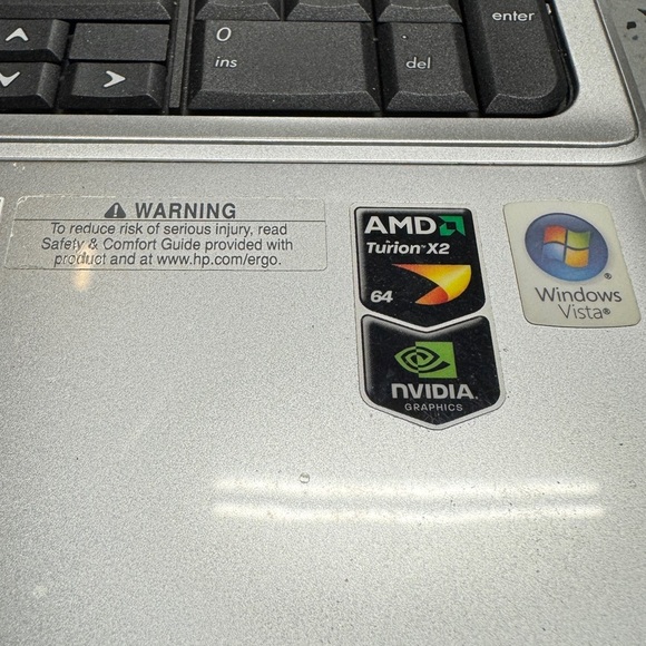 HP G60 Laptop AMD Turion X2 Windows Vista - Picture 9 of 9